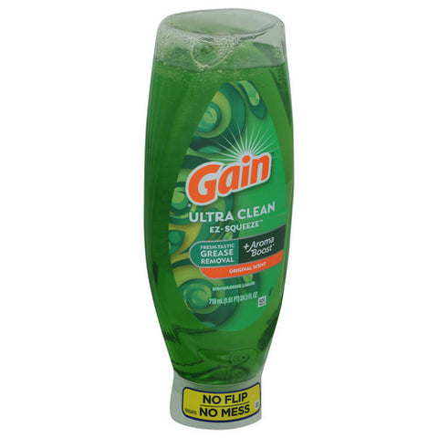 Ez Squeeze Ultra Clean Original Scent Dishwashing Liquid 24.3 Oz (Case Of 8) by Gain