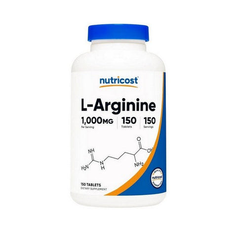 Nutricost, L-Arginine Tablets, 1000 Mg, 150 Count Nutricost