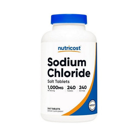 Nutricost, Sodium Chloride, 1000 Mg, 240 Tabs Nutricost