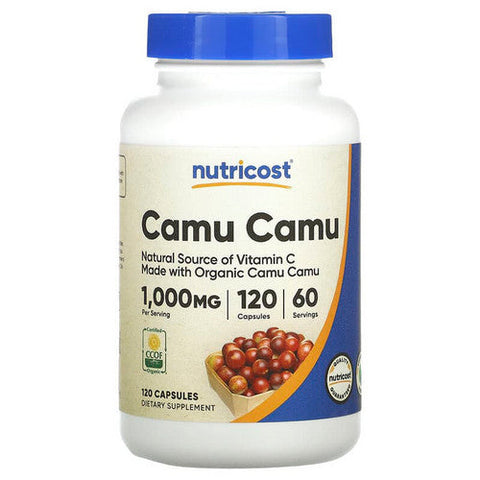 Nutricost, Camu Camu Capsules MWO, 500 Mg, 120 Count Nutricost