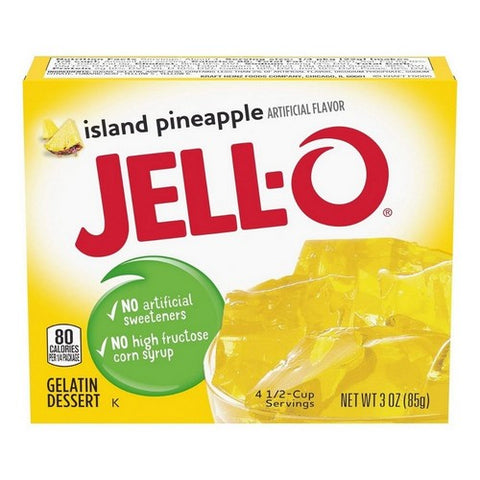 Jello Pineapple Gelatin Dessert Mix 3 Oz (Case Of 24) by Jell-O