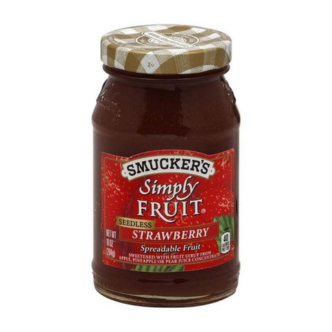 Simply Fruit Strawberry Seedless Spread 10 Oz (Case Of 8) by Smucker's