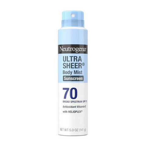 Neutrogena Ultra Sheer Sunscreen Spray SPF 70 5 Oz (Case Of 3) by Neutrogena