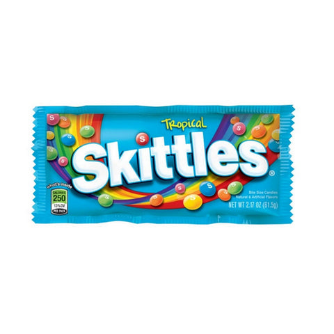 Tropical Bite Size Candies 2.17 Oz (Case Of 36) by Skittles