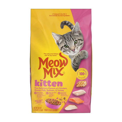 Meow Mix Kitten Formula Cat Food 3.15 LB (Case Of 4) by Meow Mix