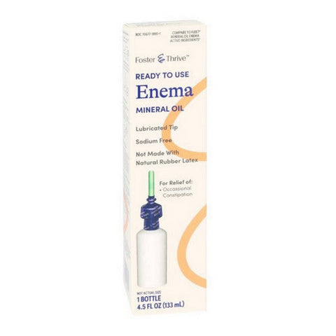 Foster And Thrive, Ready To Use Enema Mineral Oil, 4.5 Oz Foster And Thrive