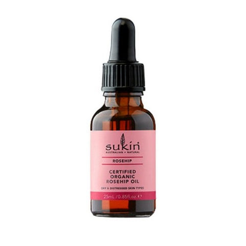 Sukin, Organic Rosehip Oil, 0.85 Oz Sukin