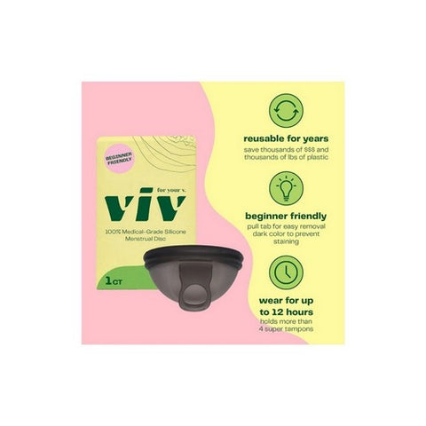 Viv For Your V, Menstrual Disc Large, 1 Count