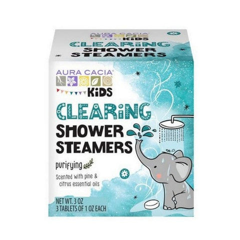 Aura Cacia, Kids Clearing Shower Steamers, 3 Oz Aura Cacia
