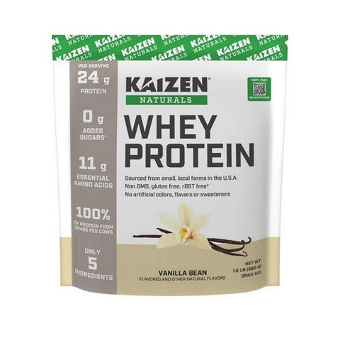 Kaizen Naturals, Whey Protein Vanilla, 1.5 Lbs Kaizen Naturals