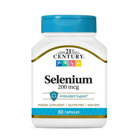 21st Century, Selenium, 200 Mcg, 60 Caps 21st Century