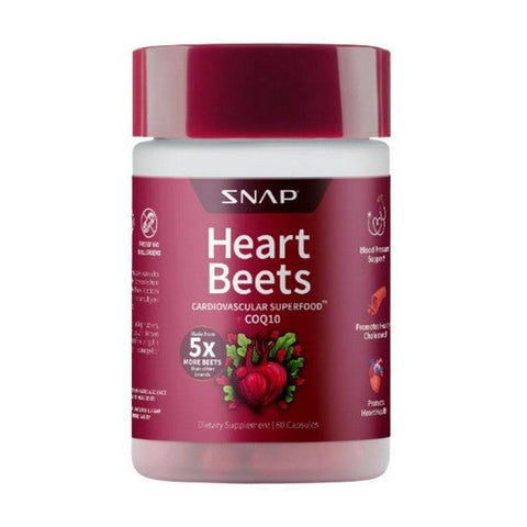 Snap Supplements, Heart Beets, 60 Caps Snap Supplements