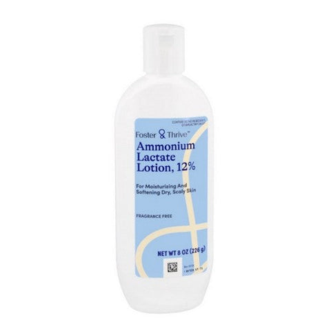 Foster And Thrive, Ammonium Lactate Lotion 12% Fragrance Free, 8 Oz