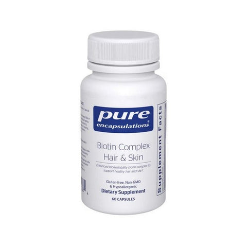 Biotin Complex Hair & Skin 60 Caps by Pure Encapsulations