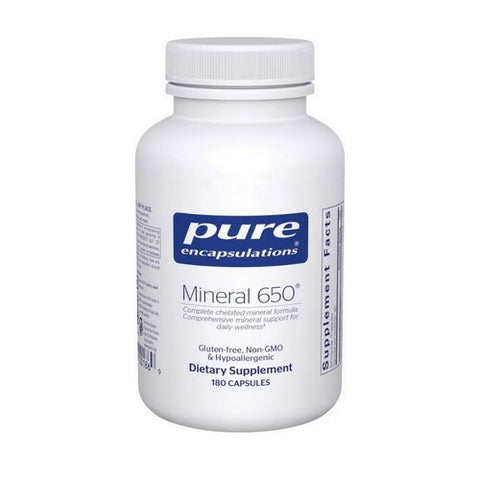 Mineral 650 180 Caps by Pure Encapsulations