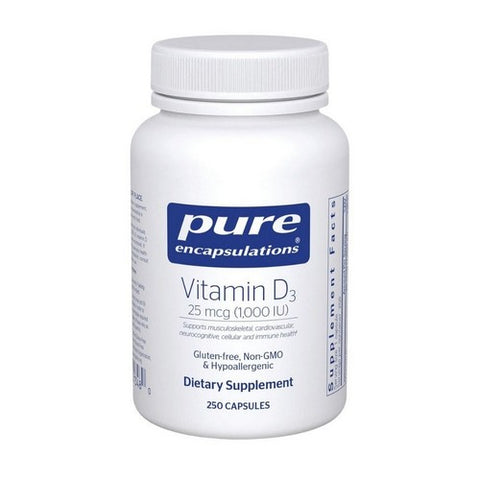 Vitamin D3 250 Caps by Pure Encapsulations