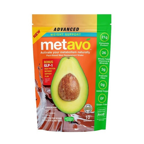 Advanced Weight Support Meal Replacement Chocolate 9.5 Oz by Metavo