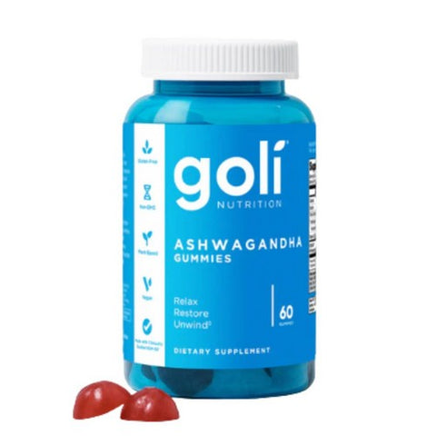 Goli Nutrition, Ashwagandha Plus Gummies Zero Sugar, 60 Count