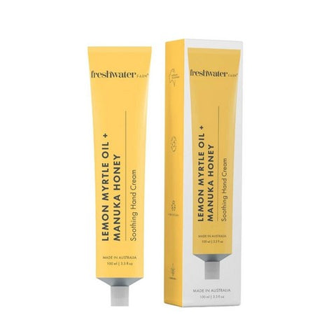 Hand Cream Lemon Myrtle Plus Manuka Honey 3.3 Oz by Freshwater Farm