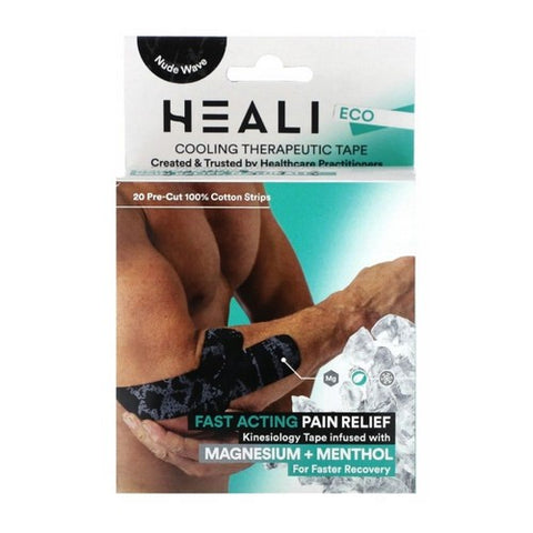 Eco Cooling Therapeutic Kinesiology Tape 20 Strips by Heali