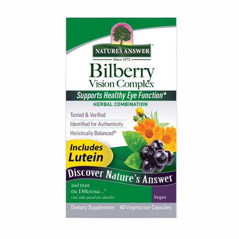 Nature's Answer, Bilberry Vision Complex, 60 Vcaps