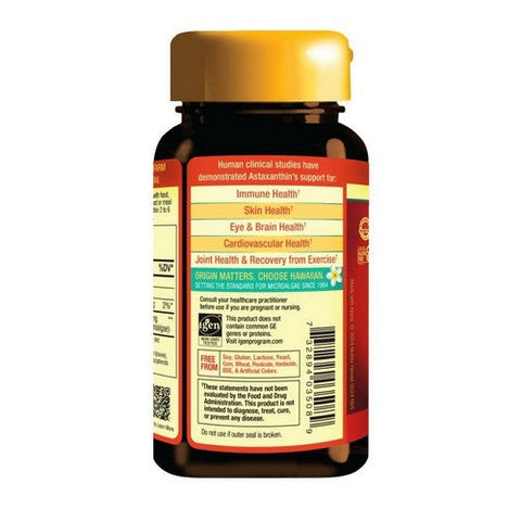 Nutrex Hawaii, Bioastin Hawaiian Astaxanthin, 4 Mg, 60 Softgels Nutrex Hawaii