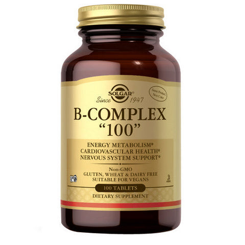 Solgar, B-Complex, 100 Tabs