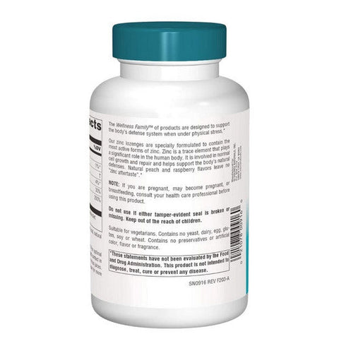 Source Naturals, Wellness Zinc Lozenges, 120 Tabs Source Naturals