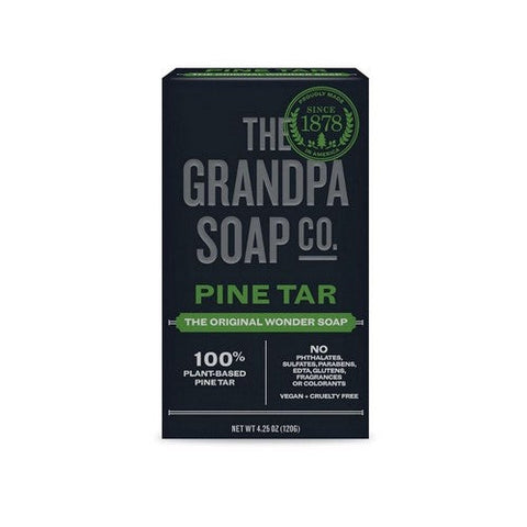 Grandpa's Brands Company, Face And Body Bar Soap Pine Tar, 4.25 Oz Grandpa's Brands Company