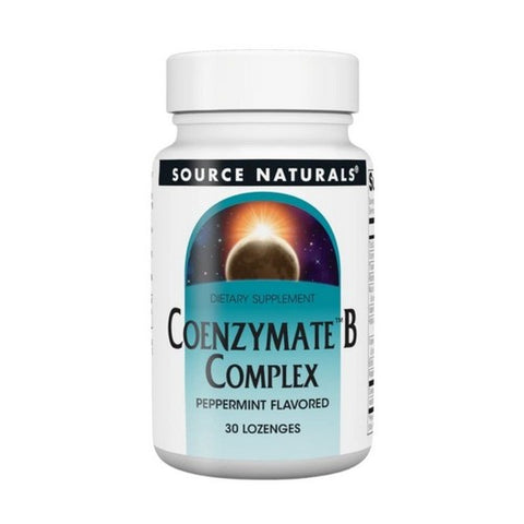 Coenzymate B Complex Sublingual Peppermint 30 Tabs by Source Naturals