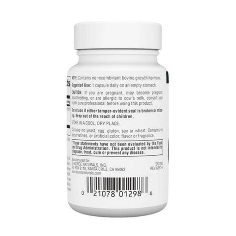 Source Naturals, Colostrum, 500 MG, 30 Caps Source Naturals
