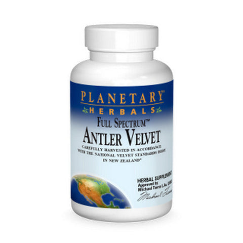 Planetary Herbals, Full Spectrum Antler Velvet, 60 Tabs Planetary Herbals
