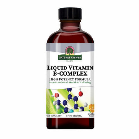 Nature's Answer, Liquid Vitamin B Complex, Natural Tangerine, 8 oz