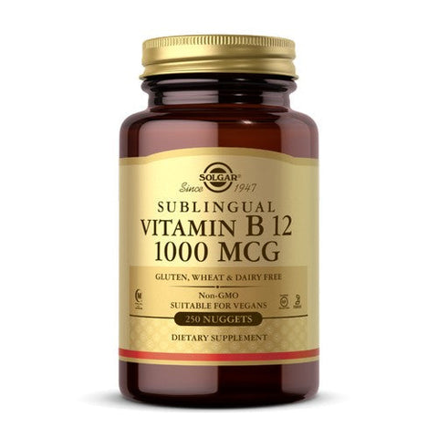 Solgar, Sublingual Vitamin B12, 1000 Mcg, 250 Nuggets Solgar