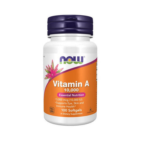 Now Foods, Vitamin A 10000, 100 Softgels Now Foods