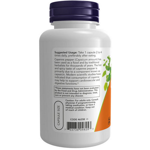 Now Foods, Cayenne, 500 Mg, 100 Veg Caps Now Foods