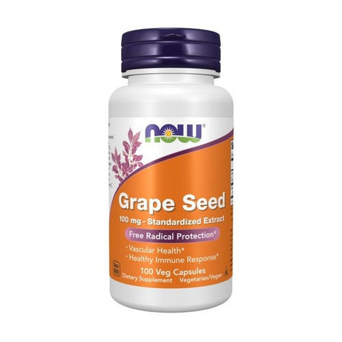 Now Foods, Grape Seed, 100 mg, 100 Caps