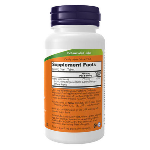 Now Foods, Kelp, 150mcg, 200 Tabs