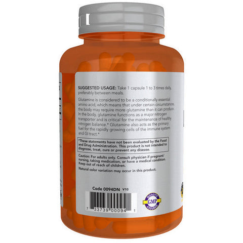 Now Foods, L-Glutamine, 1000 mg, 120 Caps Now Foods