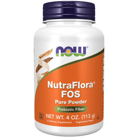 Now Foods, Nutra Flora FOS Powder Vegetarian, 4 OZ Now Foods