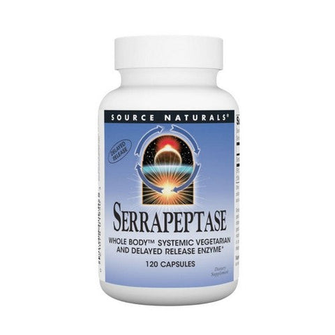 Source Naturals, Serrapeptase, 500 mg, 120 Caps Source Naturals