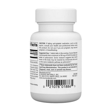 Source Naturals, Policosanol, 20 mg, 30 Tabs Source Naturals