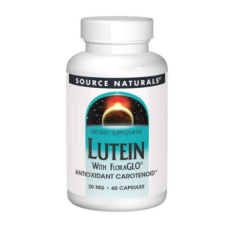Source Naturals, Lutein With Floraglo, 20 Mg, 60 Caps Source Naturals
