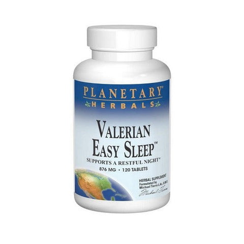 Planetary Herbals, Valerian Easy Sleep, 900 Mg, 120 Tabs Planetary Herbals