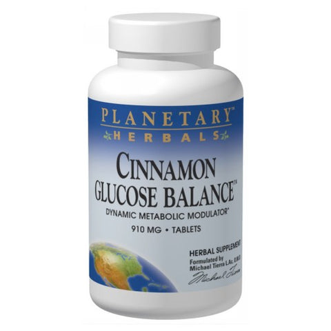 Planetary Herbals, Cinnamon Glucose Balance, 910 Mg, 90 tabs Planetary Herbals