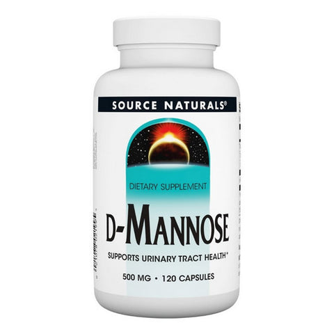 Source Naturals, D-Mannose, 500 Mg, 120 Caps Source Naturals