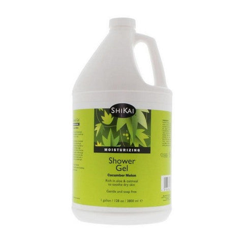 Shikai, Moisturizing Shower Gel Cucumber Melon, Cucumber Melon 1 gal