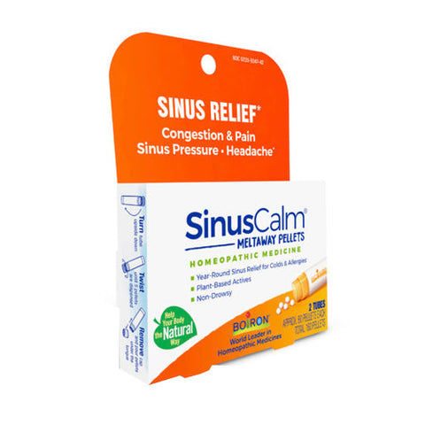 Boiron, SinusCalm Meltaway Pellets 2 MDT, 2 tubes Boiron