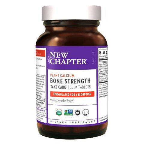 New Chapter, Bone Strength Take Care Organic Plant Calcium, 60 Vegan Caps New Chapter