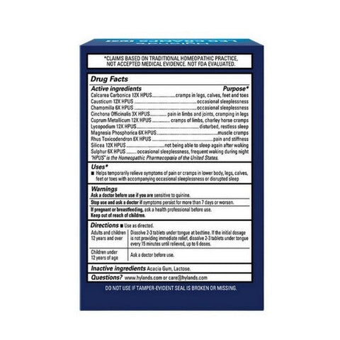 Hylands, Leg Cramps PM, 50 tabs